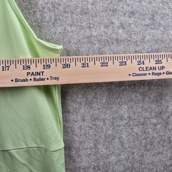 Alfani Womens Sleeveless Twist-Front Top XL Light Green - Picture 7 of 7